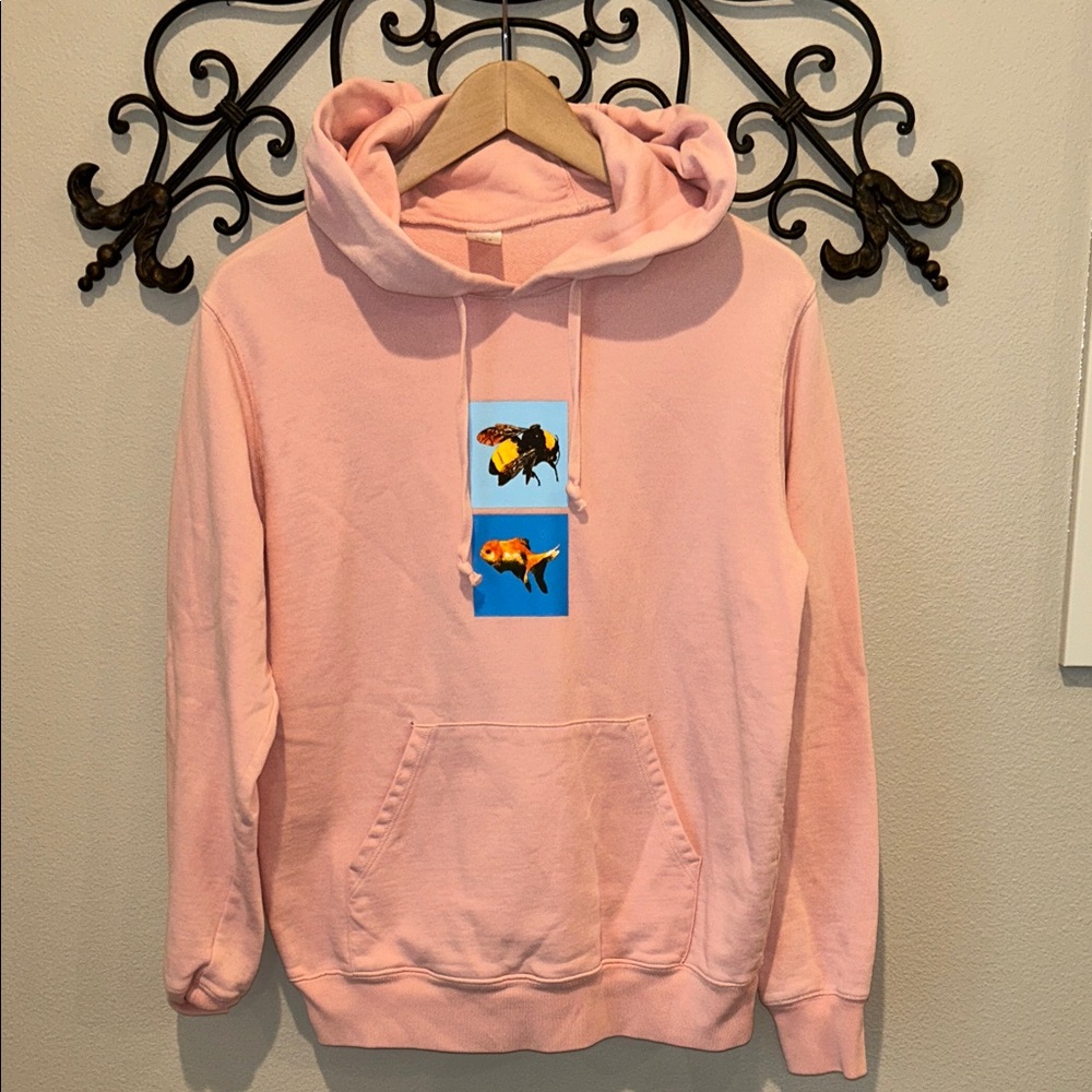 GOLF WANG BY TYLER THE CREATOR FLOWER BOY PINK HOODIE *FLAWED